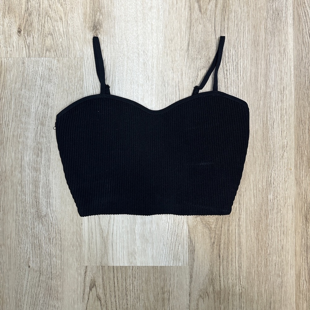 NWT Babaton sculpt knit - black